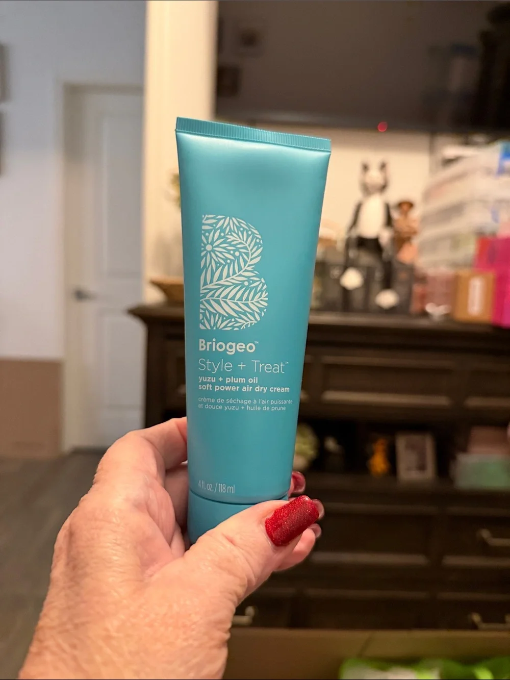Briogeo turquoise Style + Treat soft power air dry cream
